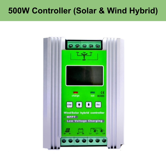 500W Hybrid Controller (Solar & Wind)