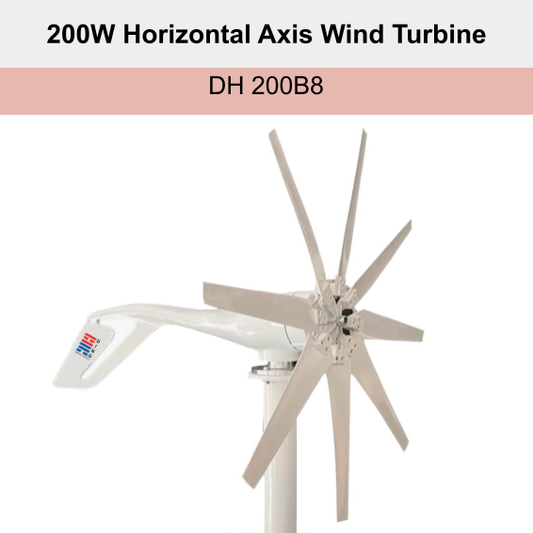 300W Horizontal Axis Wind Turbine DH 300B8