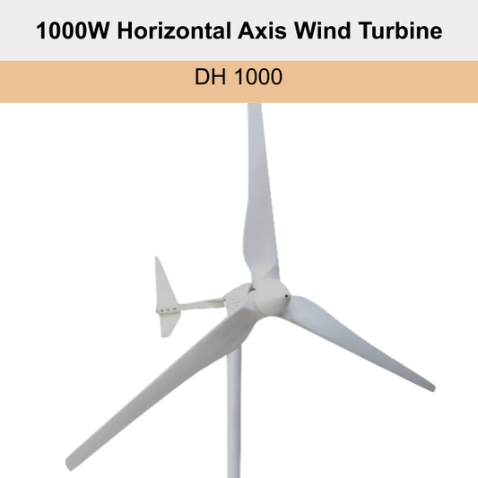 1000W Horizontal Axis Wind Turbine DH 1000