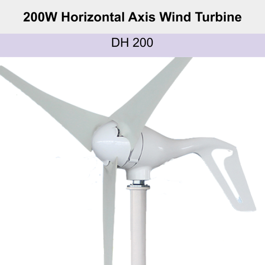 200W Horizontal Axis Wind Turbine DH 200
