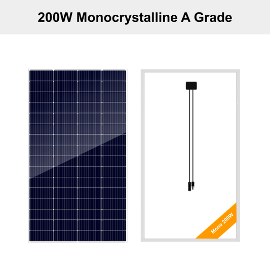 200W Monocrystalline A Grade Solar Panel