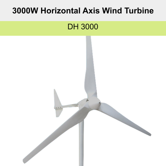 3000W Horizontal Axis Wind Turbine DH 3000