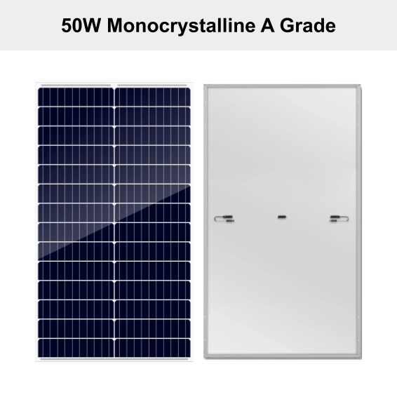 50W Monocrystalline A Grade Solar Panel