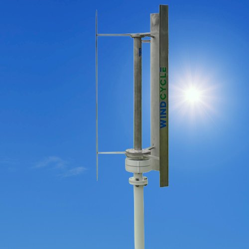 100W Vertical Axis Wind Turbine - Darrieus Type